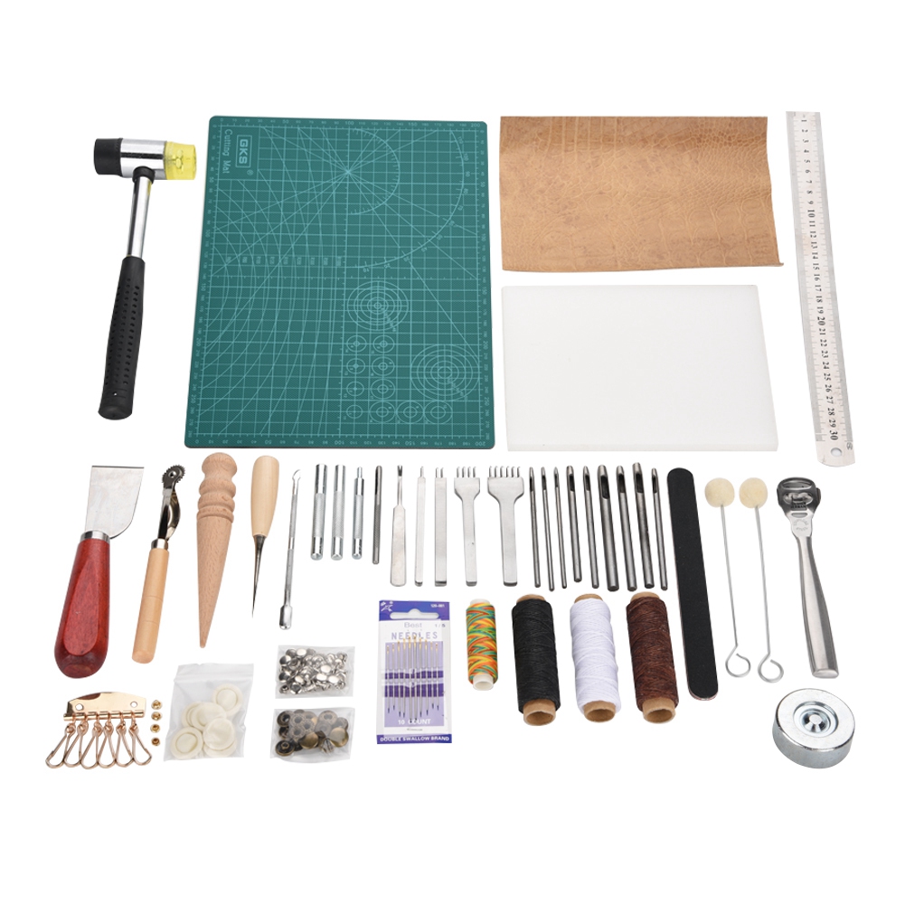 42PCS Leather Craft Tools Set  - Groover Stitching Tool avis et prix