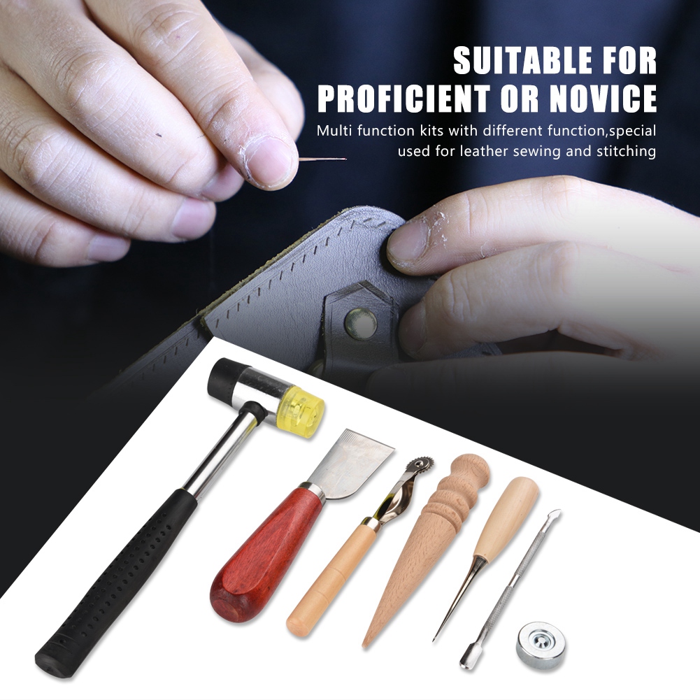 42PCS Leather Craft Tools Set  - Groover Stitching Tool avis et prix