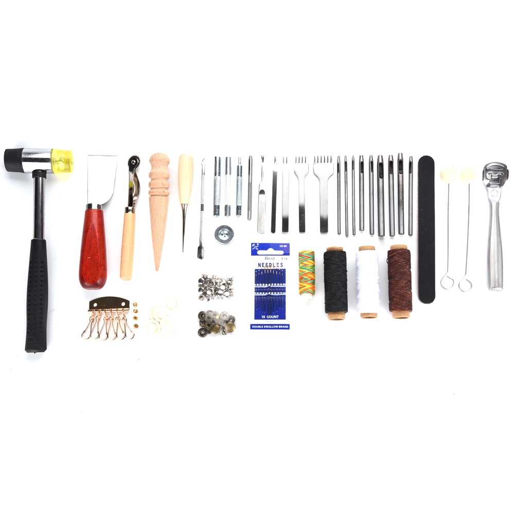 42PCS Leather Craft Tools Set  - Groover Stitching Tool avis et prix