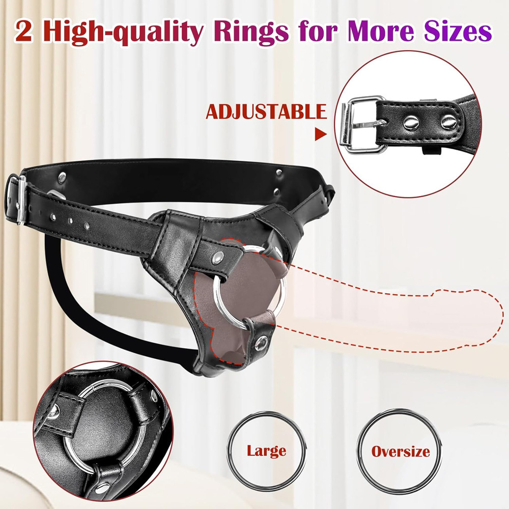 Strapon Dildo Harness Wearable - Leather Work Harness avis et prix