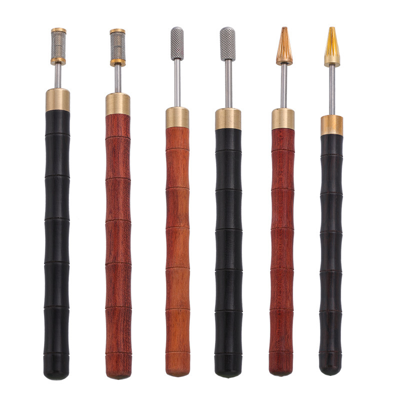 Ebony Wood Edge Painting Pen w - Leather Dye Finish avis et prix
