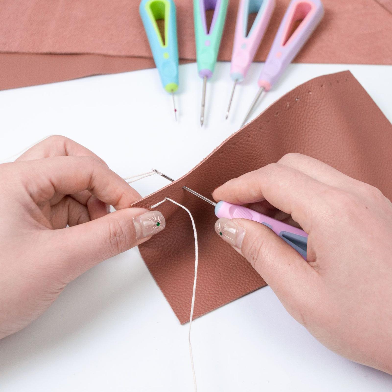 Leather Sewing Kit 4 Pieces St - Leatherwork Tool Kit avis et prix