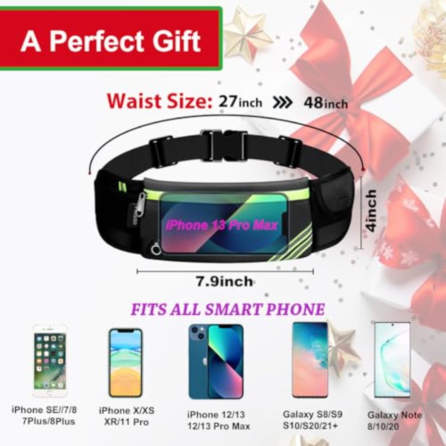 Slim Running Belt Fanny Pack,  - Leather Workout Belt avis et prix