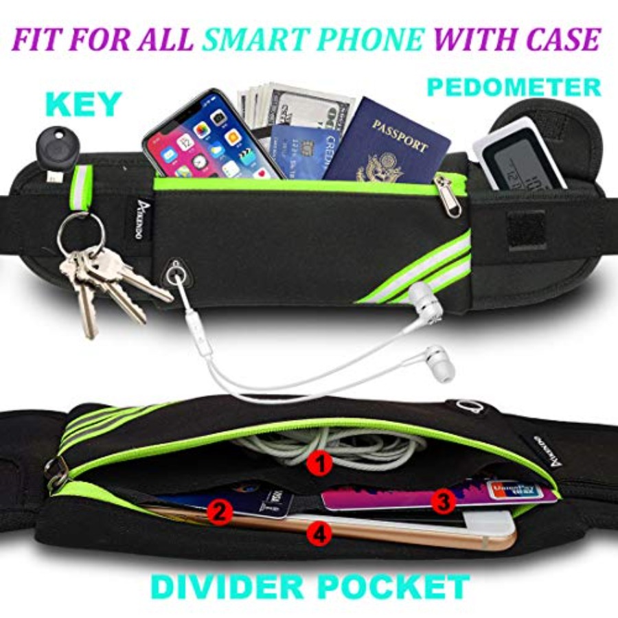 Slim Running Belt Fanny Pack,  - Leather Workout Belt avis et prix