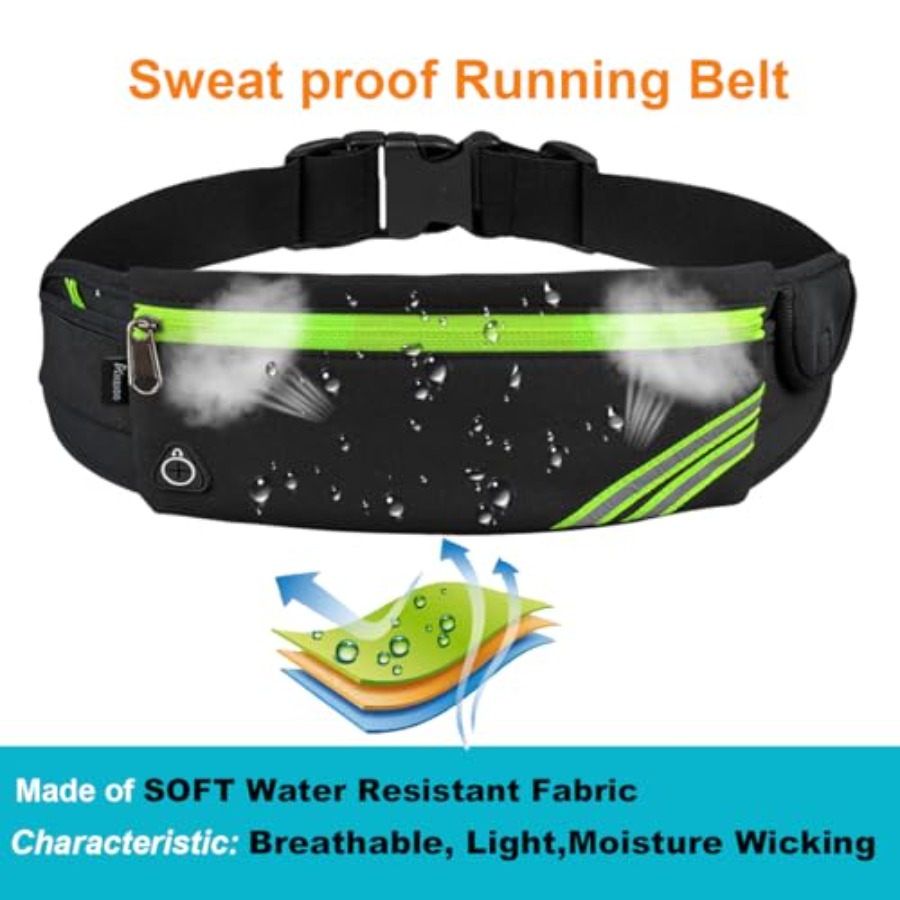 Slim Running Belt Fanny Pack,  - Leather Workout Belt avis et prix