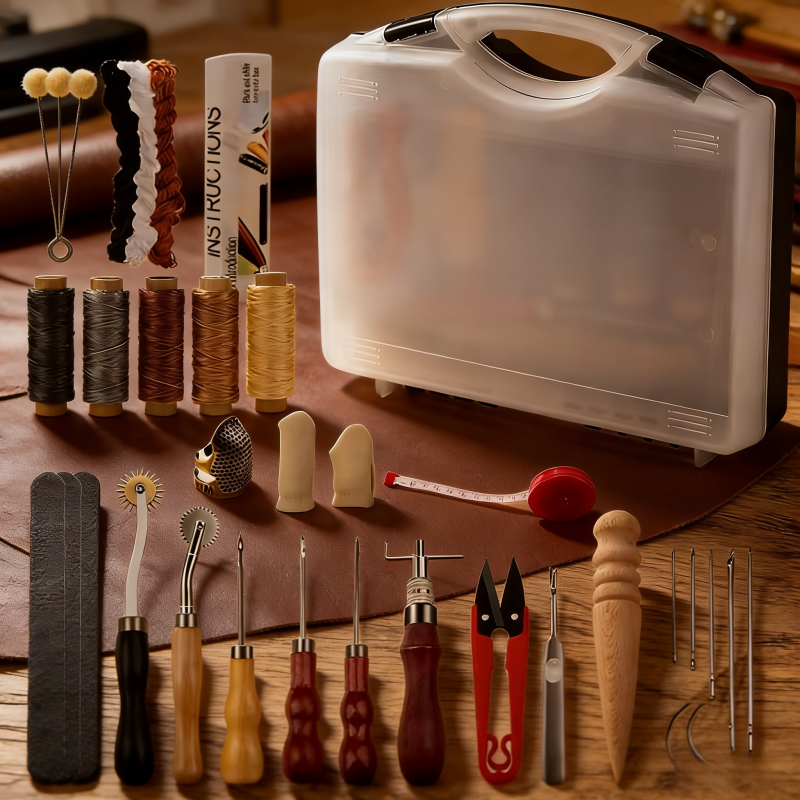 Leather Craft Tool Kit Leather - Groover Stitching Tool avis et prix