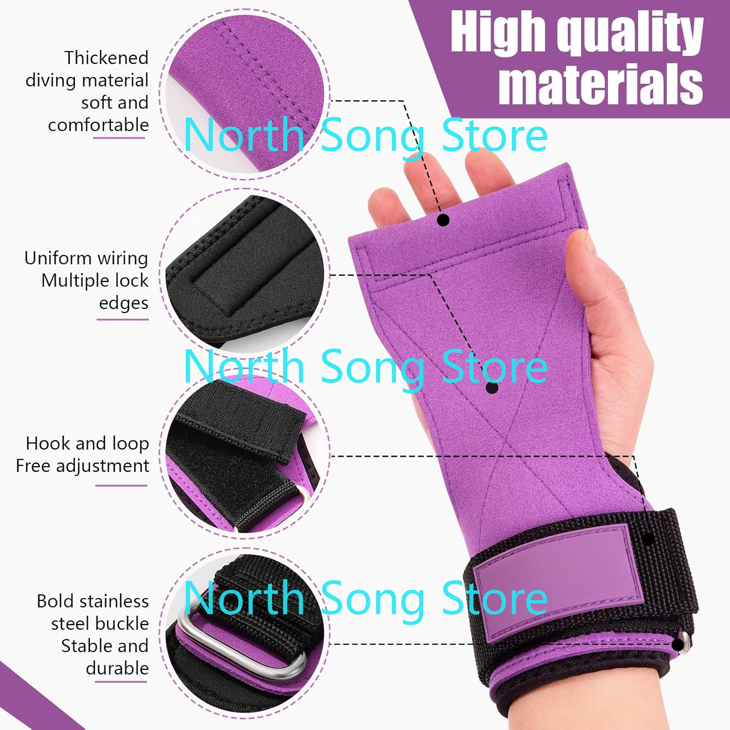 Wrist Straps for Weightlifting - Leather Workout Belt avis et prix