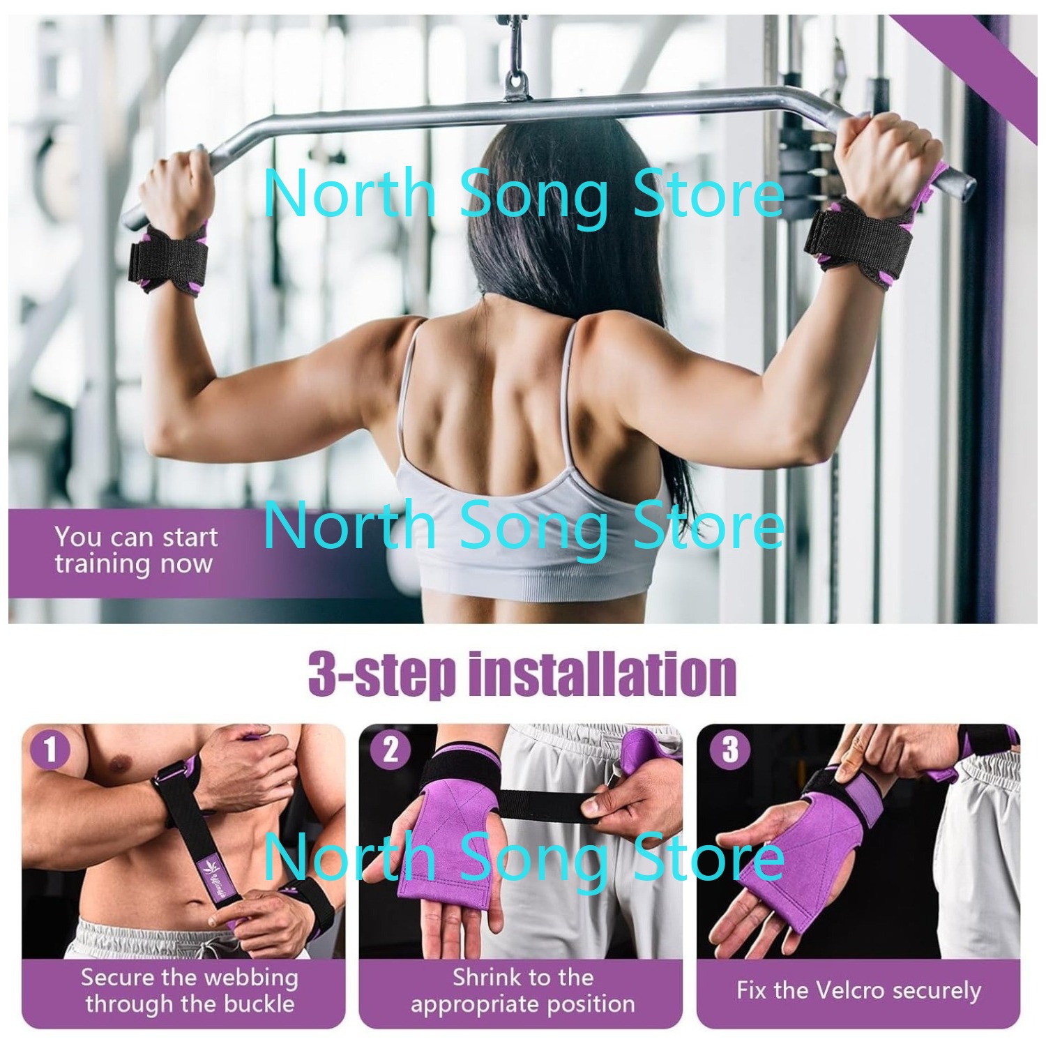 Wrist Straps for Weightlifting - Leather Workout Belt avis et prix