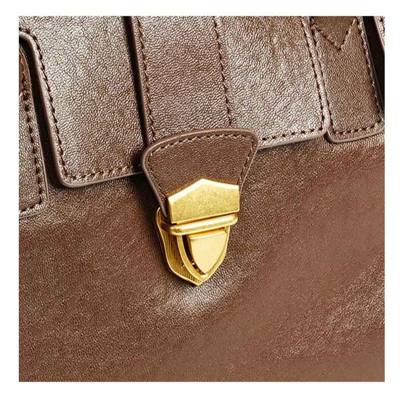 Women's Leather Briefcase: Cro - Leather Work Japan avis et prix