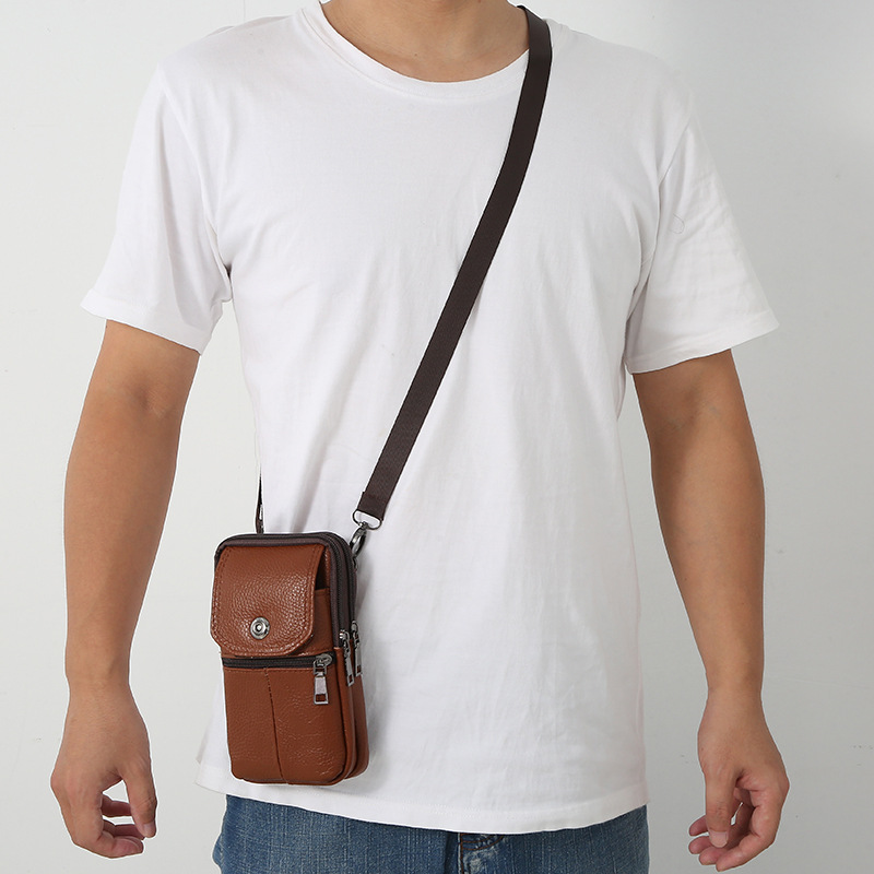 Crossbody Sling Bag for Men –  - Leather Work Bag avis et prix