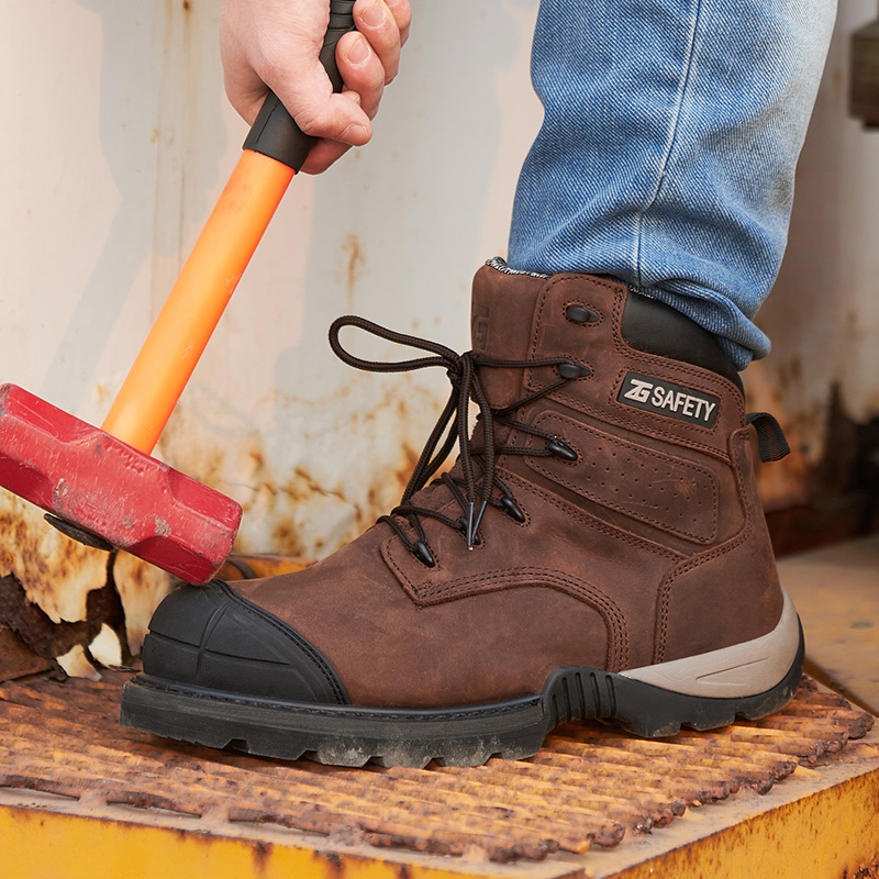 Cowhide Work Boots genuine lea - Leather Work Fabric avis et prix