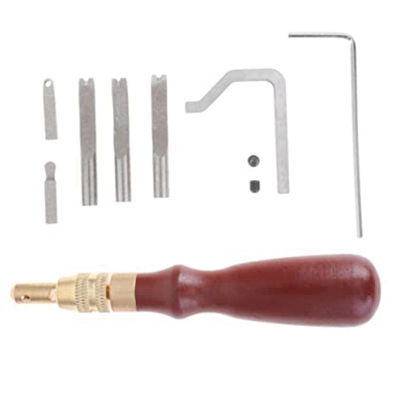 7Pcs Leather Beveler Stitching - Groover Stitching Tool avis et prix