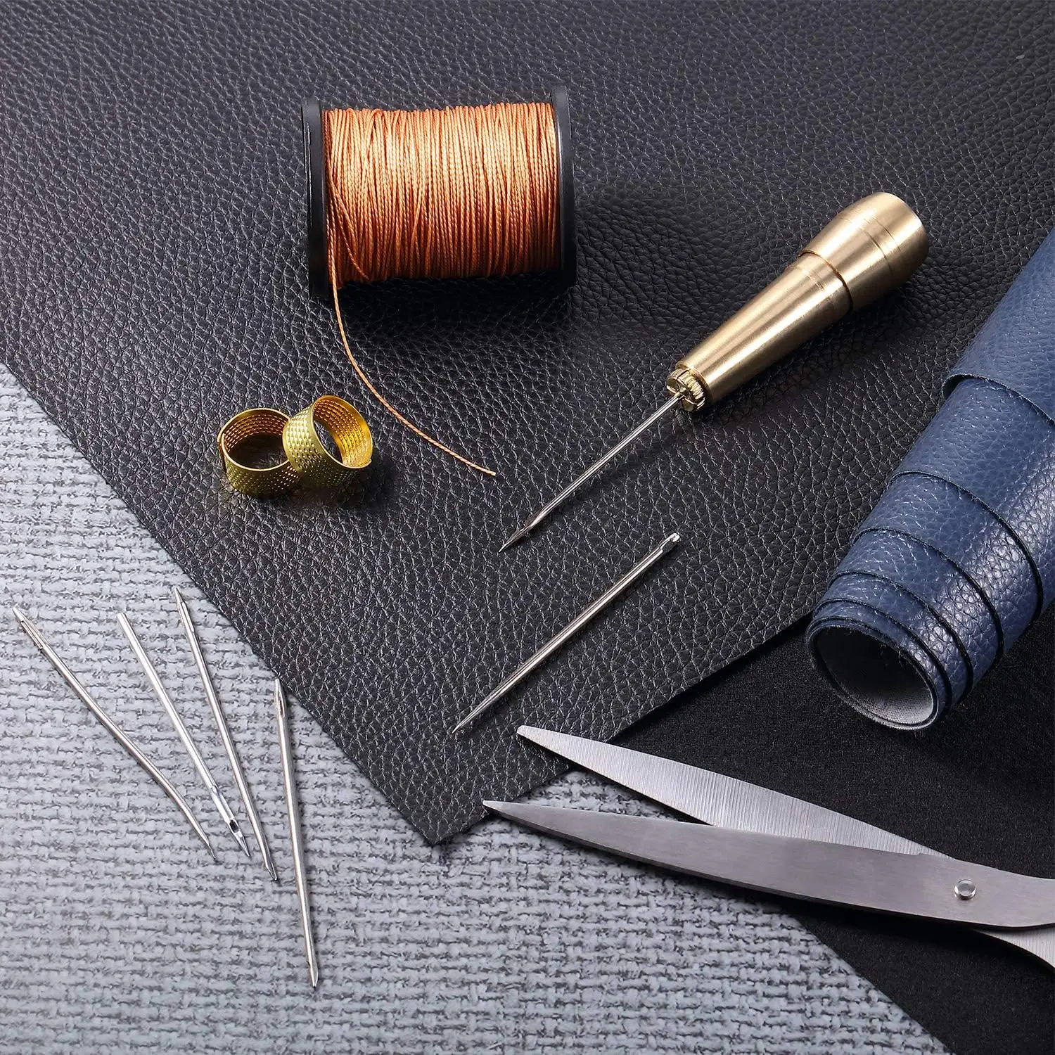 Leather Stitching Kit w/Copper - Leatherwork Tool Kit avis et prix