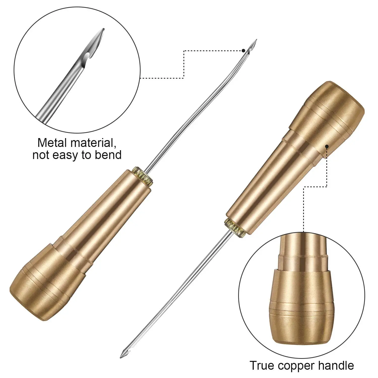 Leather Stitching Kit w/Copper - Leatherwork Tool Kit avis et prix