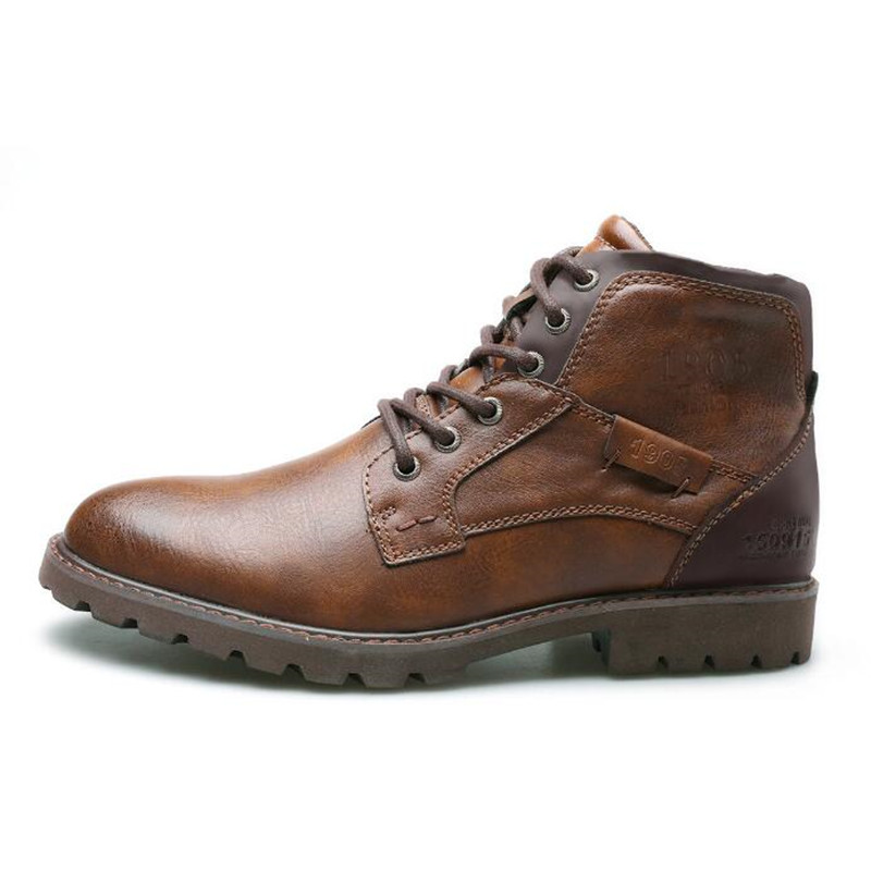 2026 Leather Men Ankle Boots P - Leather Work Fabric avis et prix