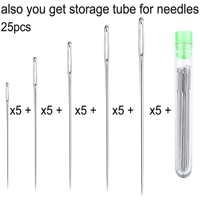 25 Pcs Large Eye Stitching Nee - Leatherwork Tool Kit avis et prix