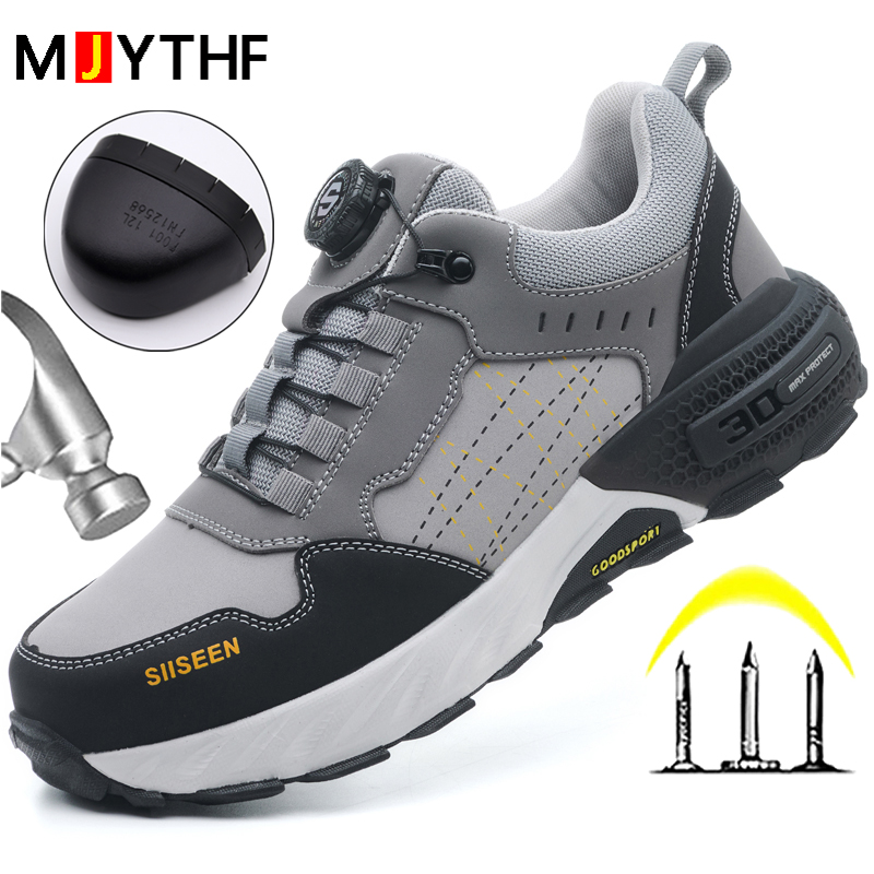 Black Leather Safety Shoes Sec - Leather Work Fabric avis et prix