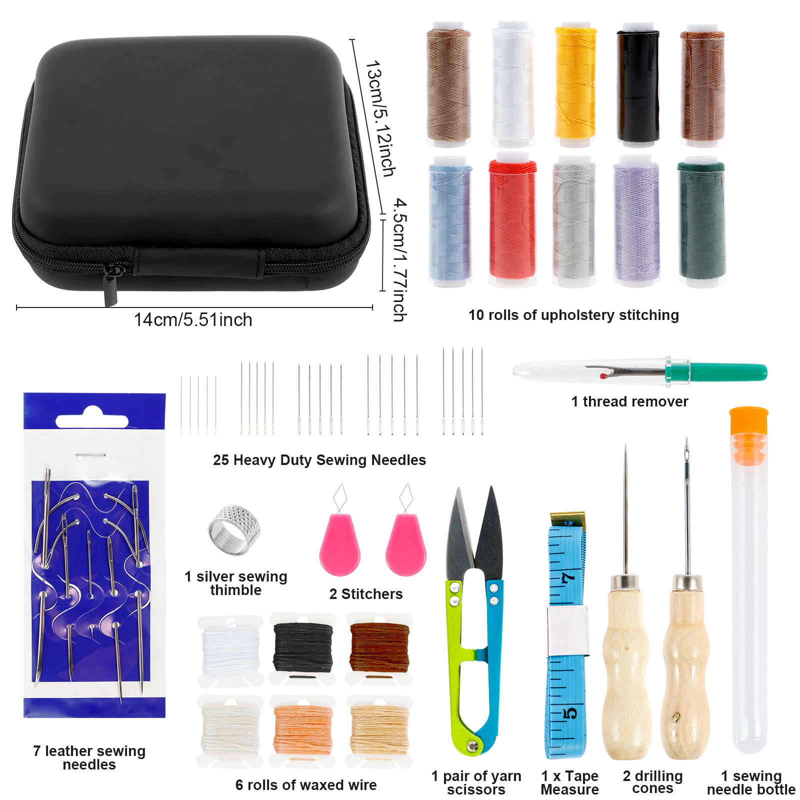 Leather Sewing Kit Portable Le - Upholstery Leather Work avis et prix