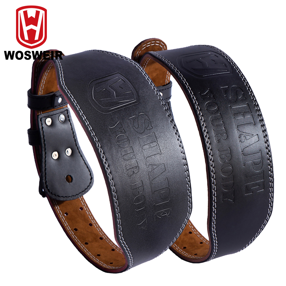 WOSWEIR-Men's Cow Leather Wais - Leather Workout Belt avis et prix