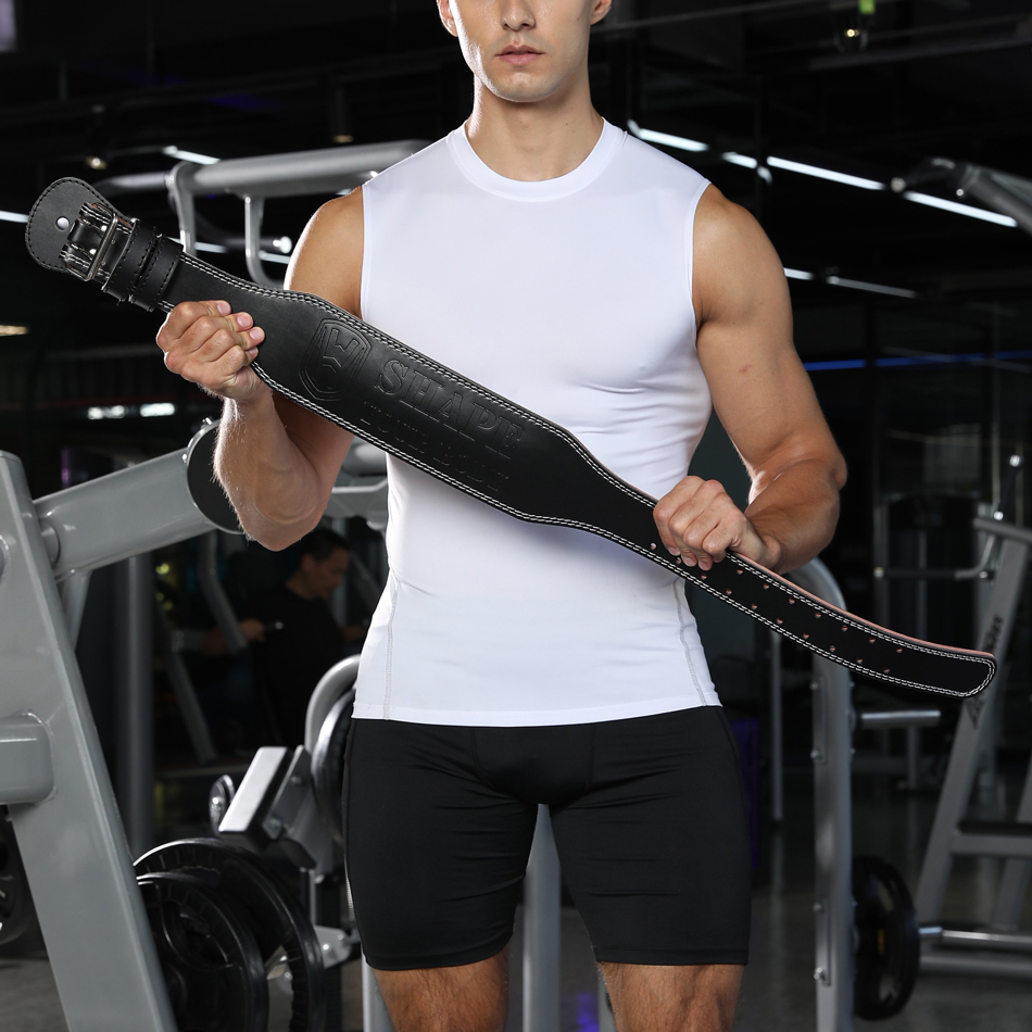 WOSWEIR-Men's Cow Leather Wais - Leather Workout Belt avis et prix
