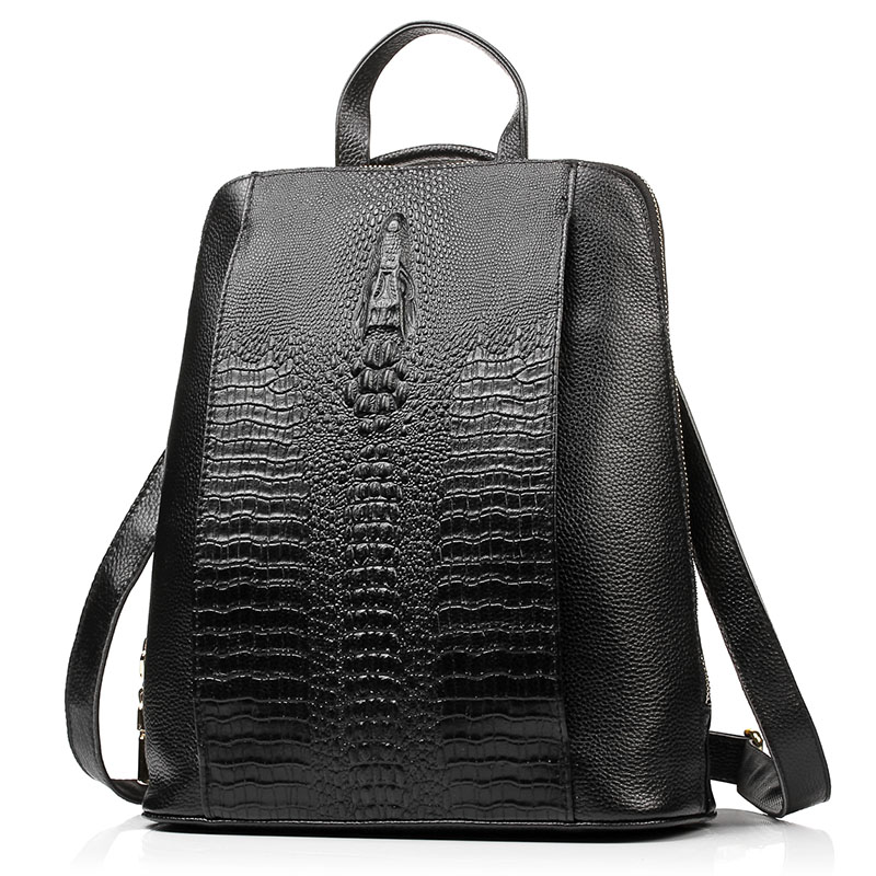 Zency Women's Crocodile Leathe - Leather Work Bag avis et prix
