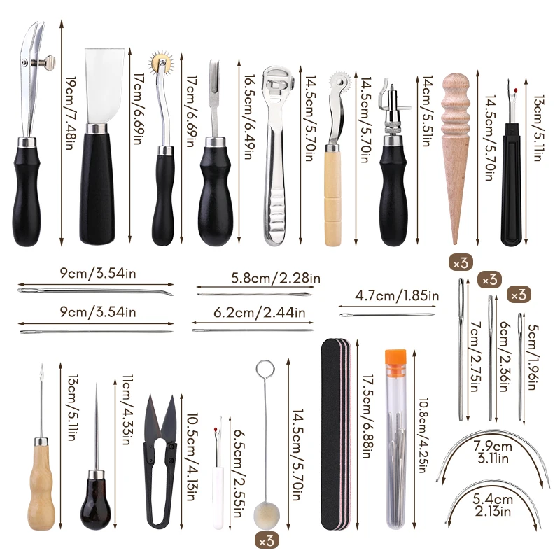 KRABALL Professional Leather C - Groover Stitching Tool avis et prix