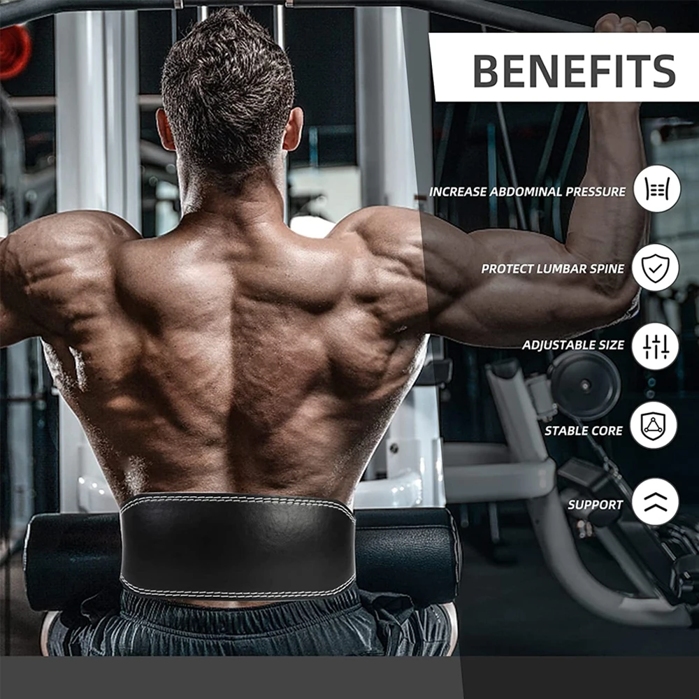 Leather Fitness Weight Lifting - Leather Workout Belt avis et prix